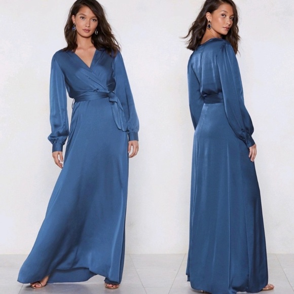 Nasty Gal Dresses & Skirts - Nasty Gal Satin Lover Dress NWT